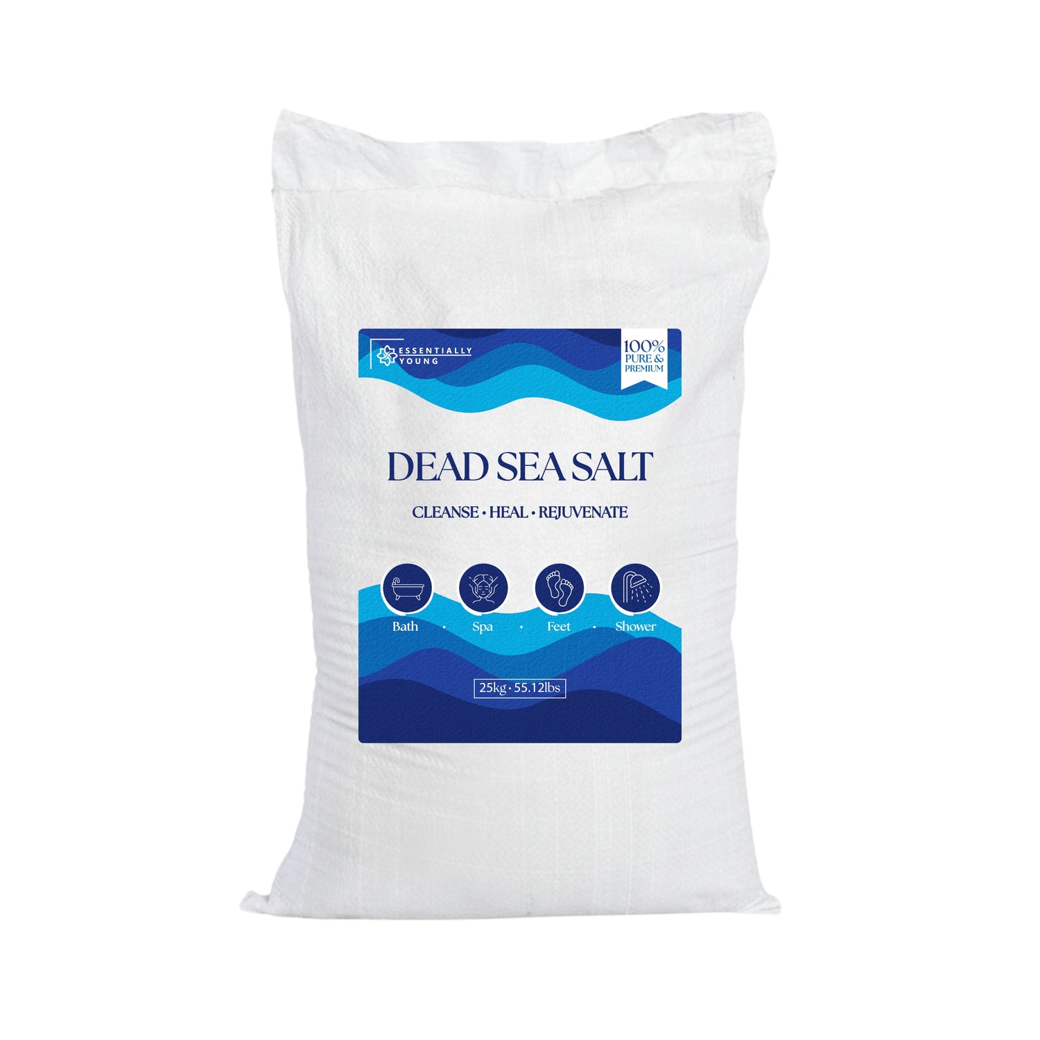 Bulk Dead Sea Salt Coarse - Natural Mineral Bath Salt | 25Kg-Imported from Jordan