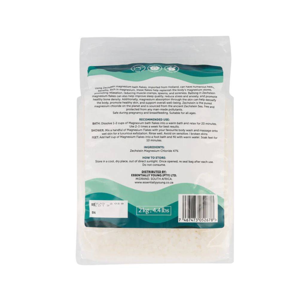 Magnesium Bath Flakes + Dead Sea Salt Bundle - Relax Detox Spa