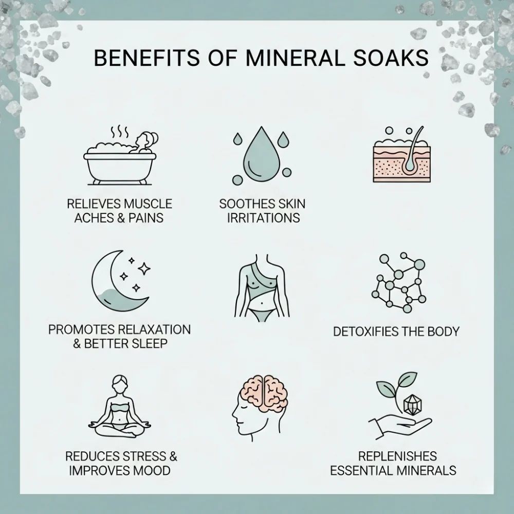 Detox & Mineral Bath Soak Bundle - Healing Salt Therapy
