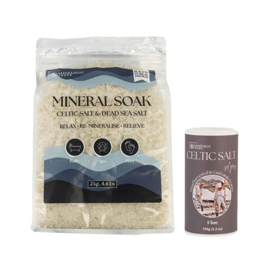 Mineral Soak + Celtic Salt Bundle - Detox & Nourish