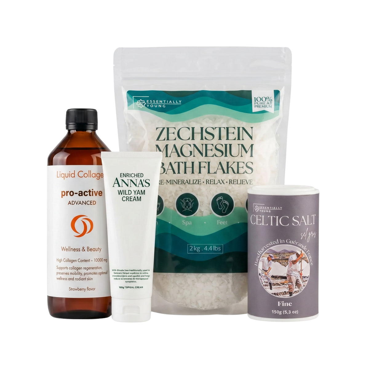 Wellness Bundle | Collagen, Wild Yam, Magnesium & Salt