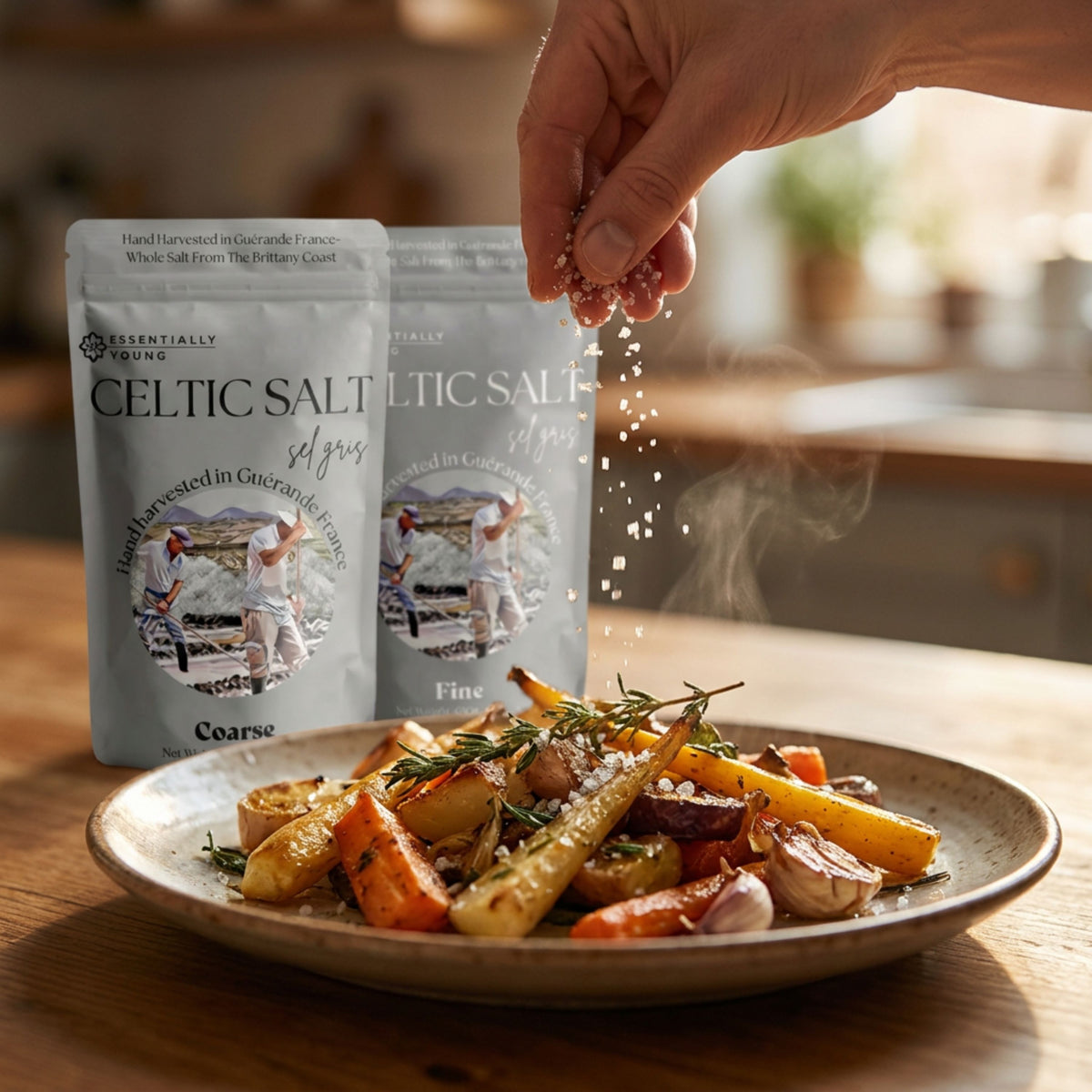 Celtic Sea Salt Bundle – Coarse & Fine 2 x 400g
