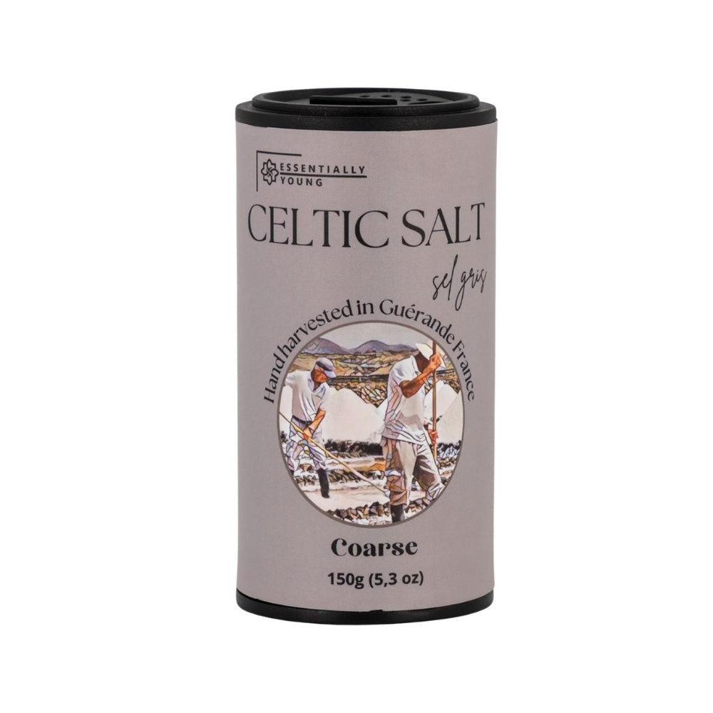 Celtic Salt Shaker Bundle - 150g Coarse & Fine Shakers