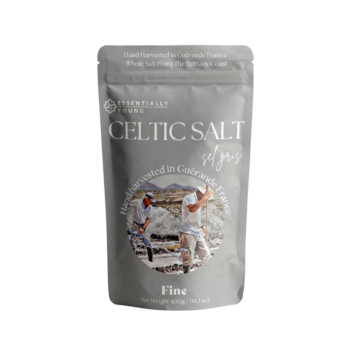 Celtic Sea Salt Fine - Natural Gourmet Mineral Salt | 400g