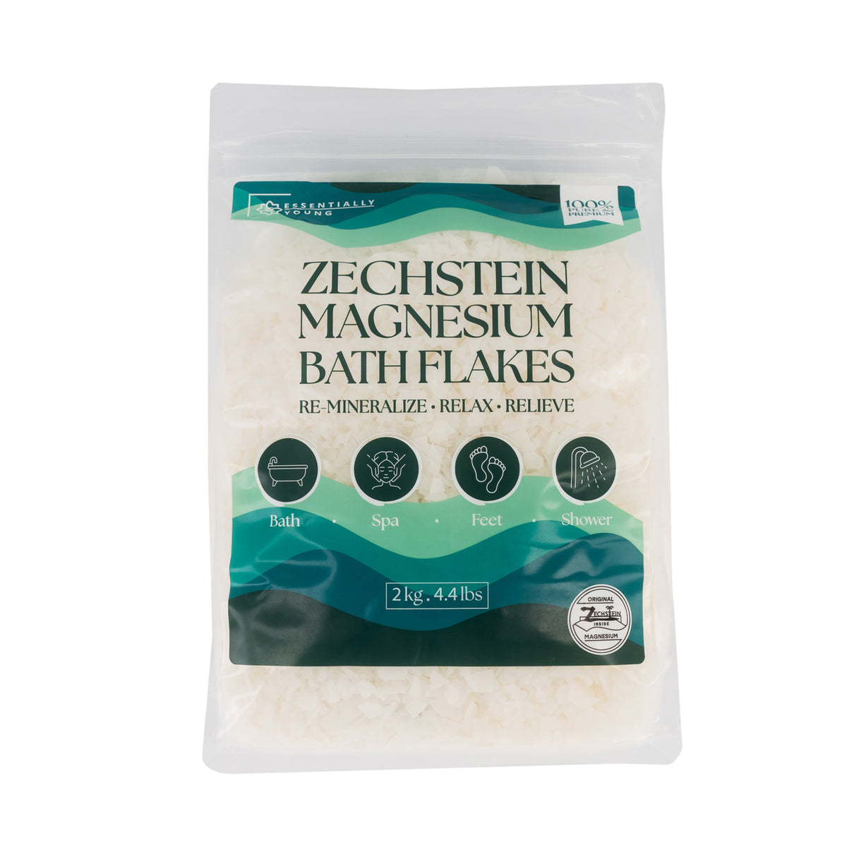 Magnesium Bath Flakes - Muscle Recovery, Detox, Sleep Aid | 2Kg