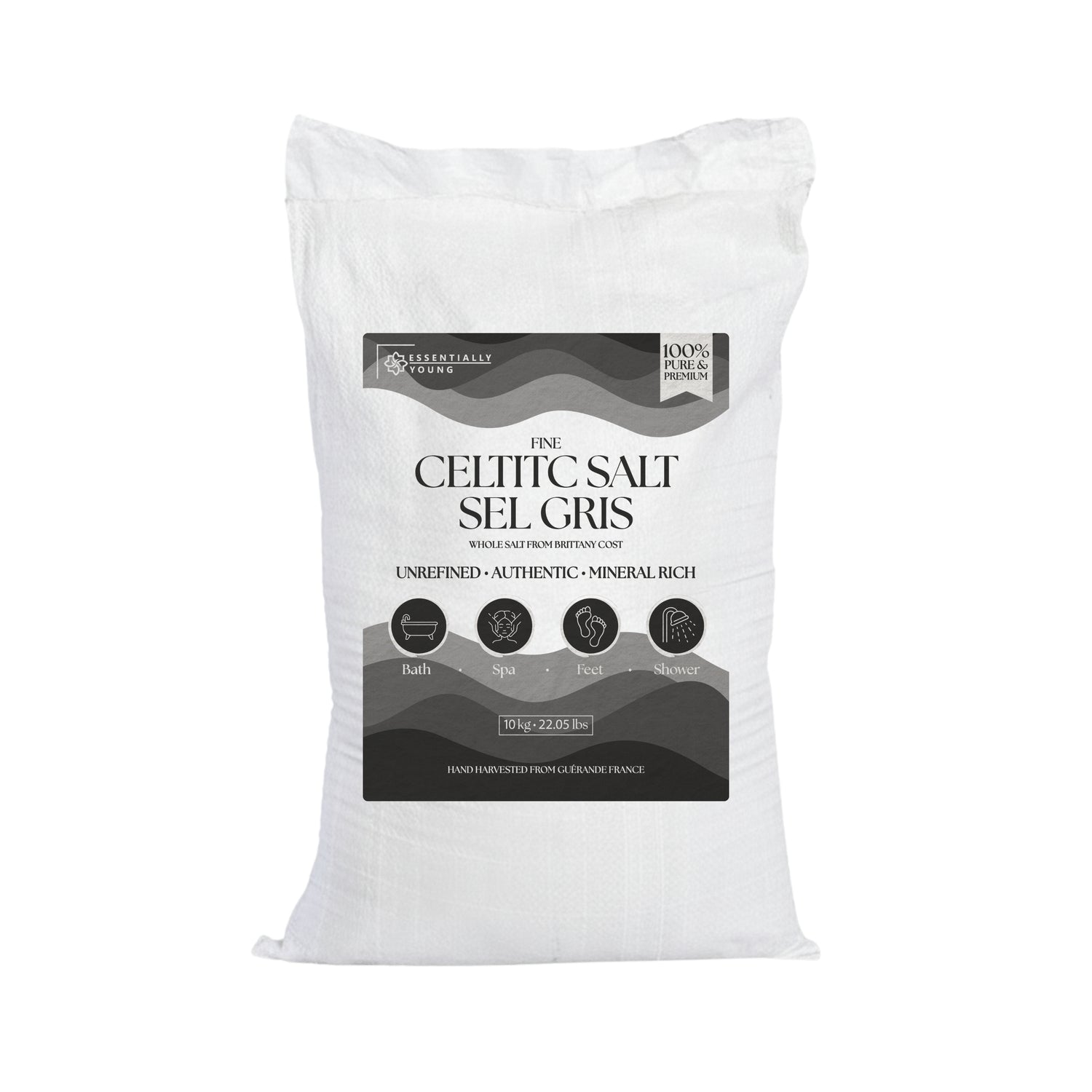 Bulk Celtic Sea Salt Fine - Natural Mineral-Rich Salt
