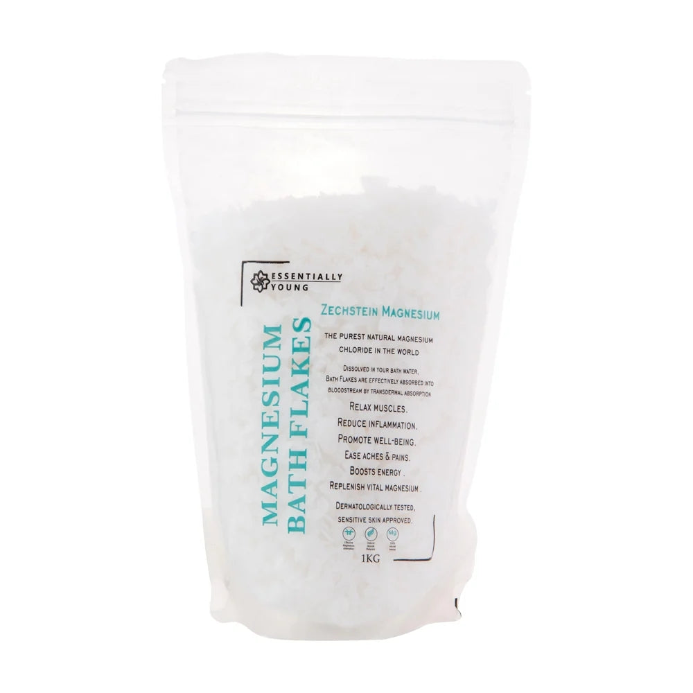 Magnesium Chloride Bath Flakes 1kg | ZECHSTEIN-Imported from the Netherlands