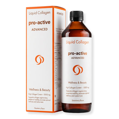 Liquid Collagen Advanced 10,000mg – lemon 600ml | Pro-Active