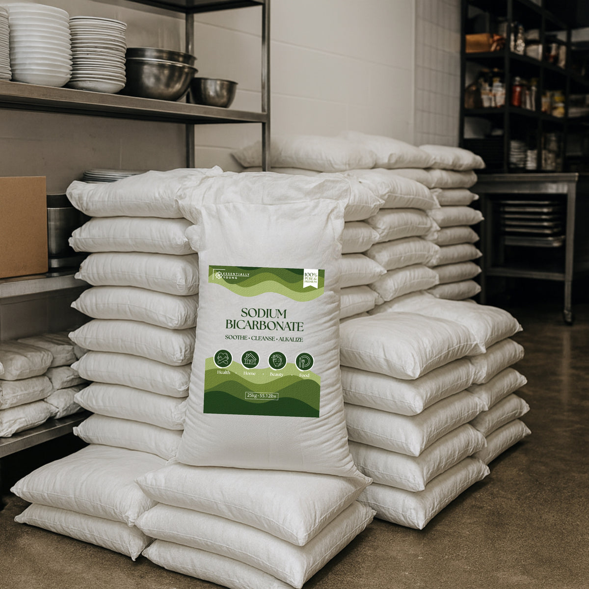 Bulk Sodium Bicarbonate - Food Grade Baking Soda | 25Kg