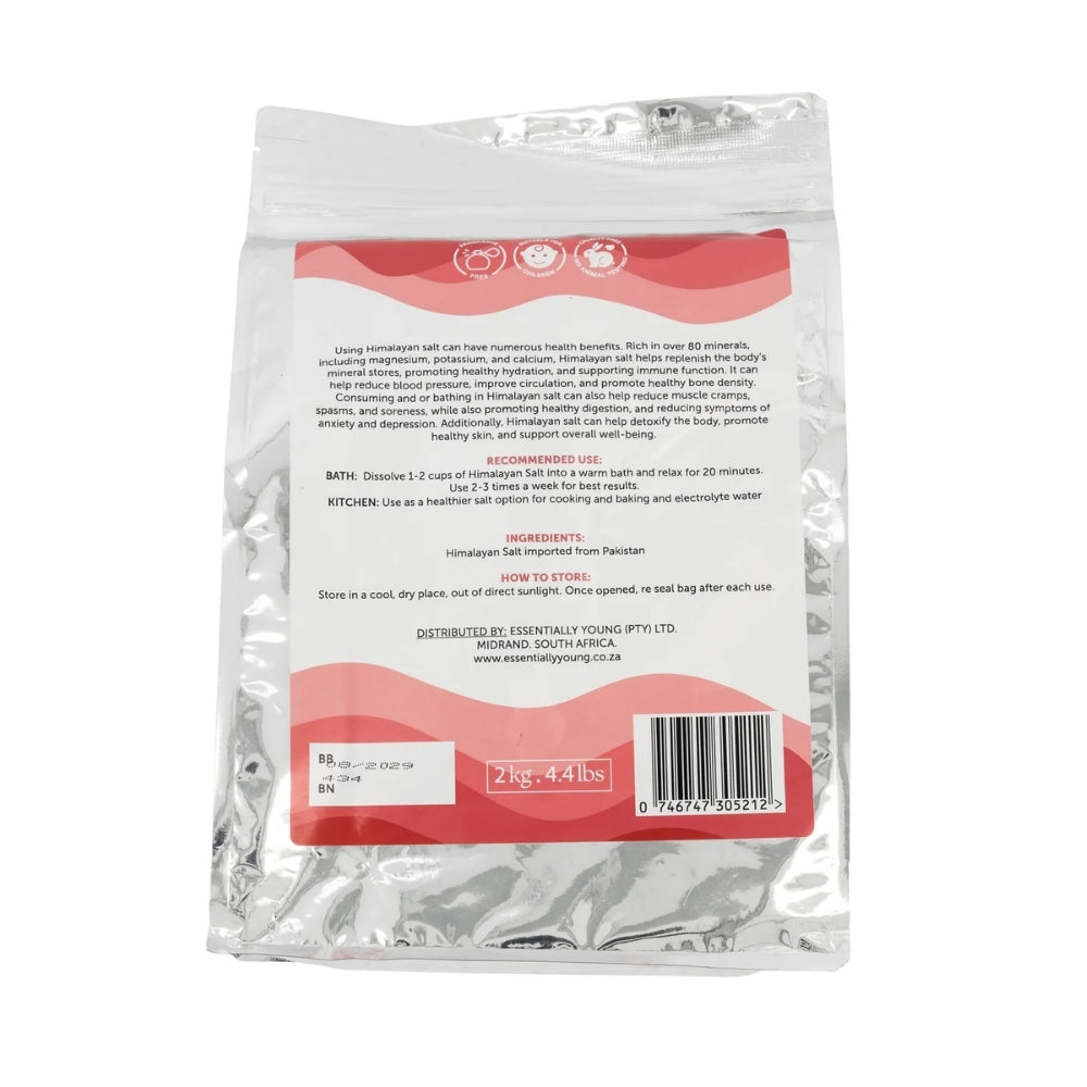 Himalayan Salt | Coarse - Mineral Soak, Cooking Salt | Essentially Young