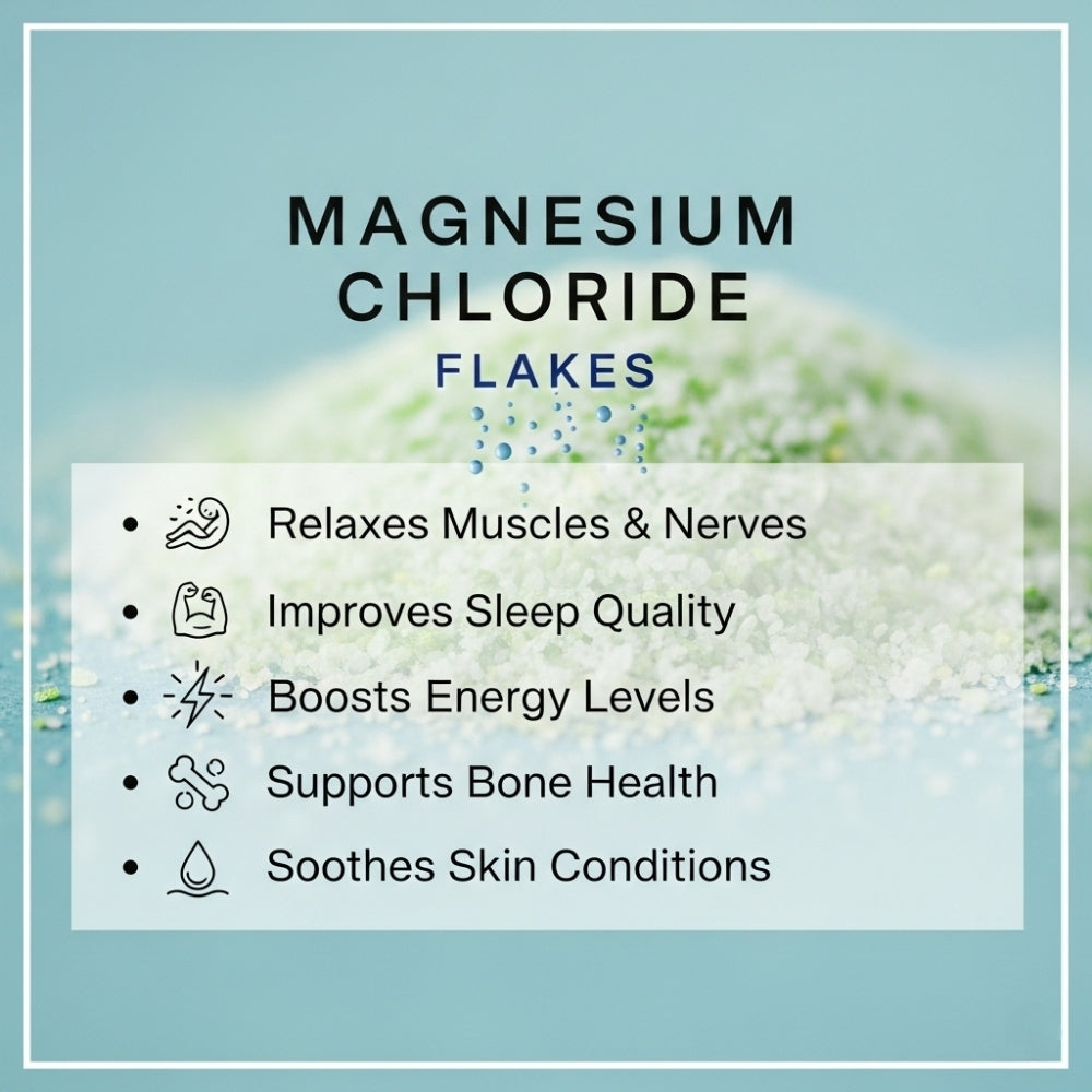 Magnesium Chloride Bath Flakes | 25kg- Imported from the Netherlands