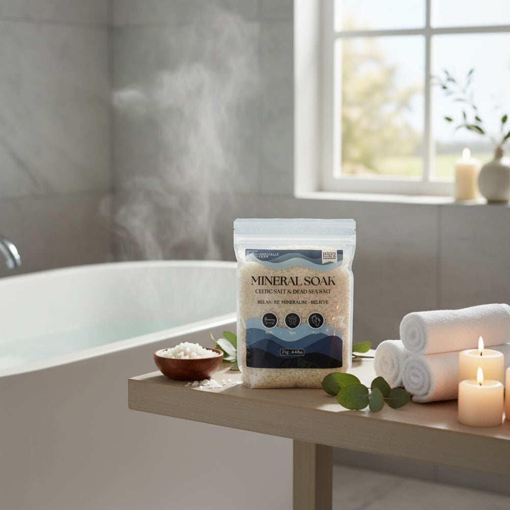 Celtic Salt & Dead Sea Salt Bath Crystals 2kg | Mineral Soak