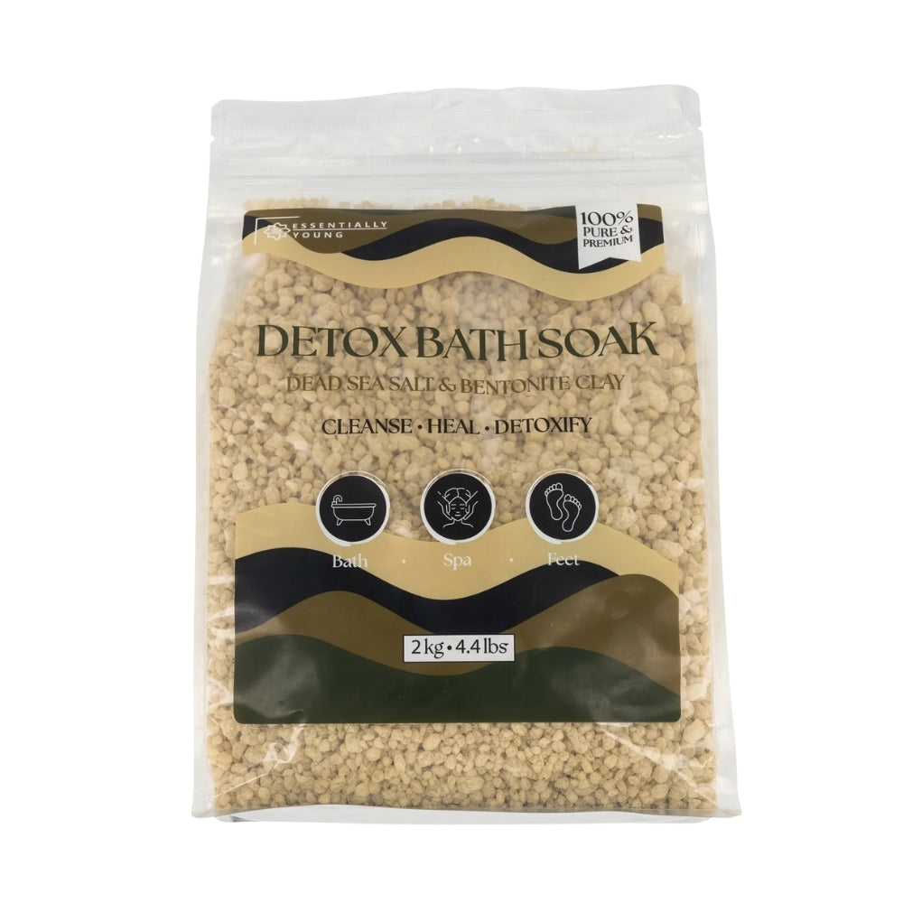 Detox Bath Soak | Dead Sea Salt & Bentonite Clay for Skin | 2kg