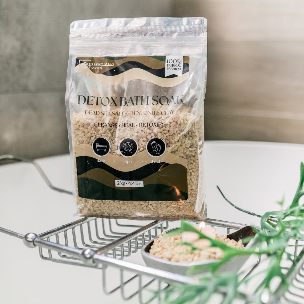 Detox Bath Soak | Dead Sea Salt & Bentonite Clay for Skin | 2kg