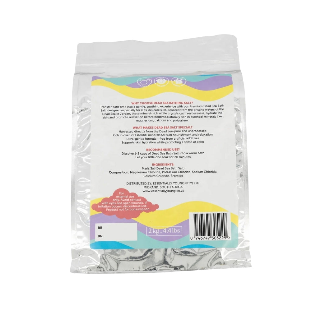 Gentle Kids Mineral Bath Salt | Soothing Dead Sea Salts for Children - 2Kg