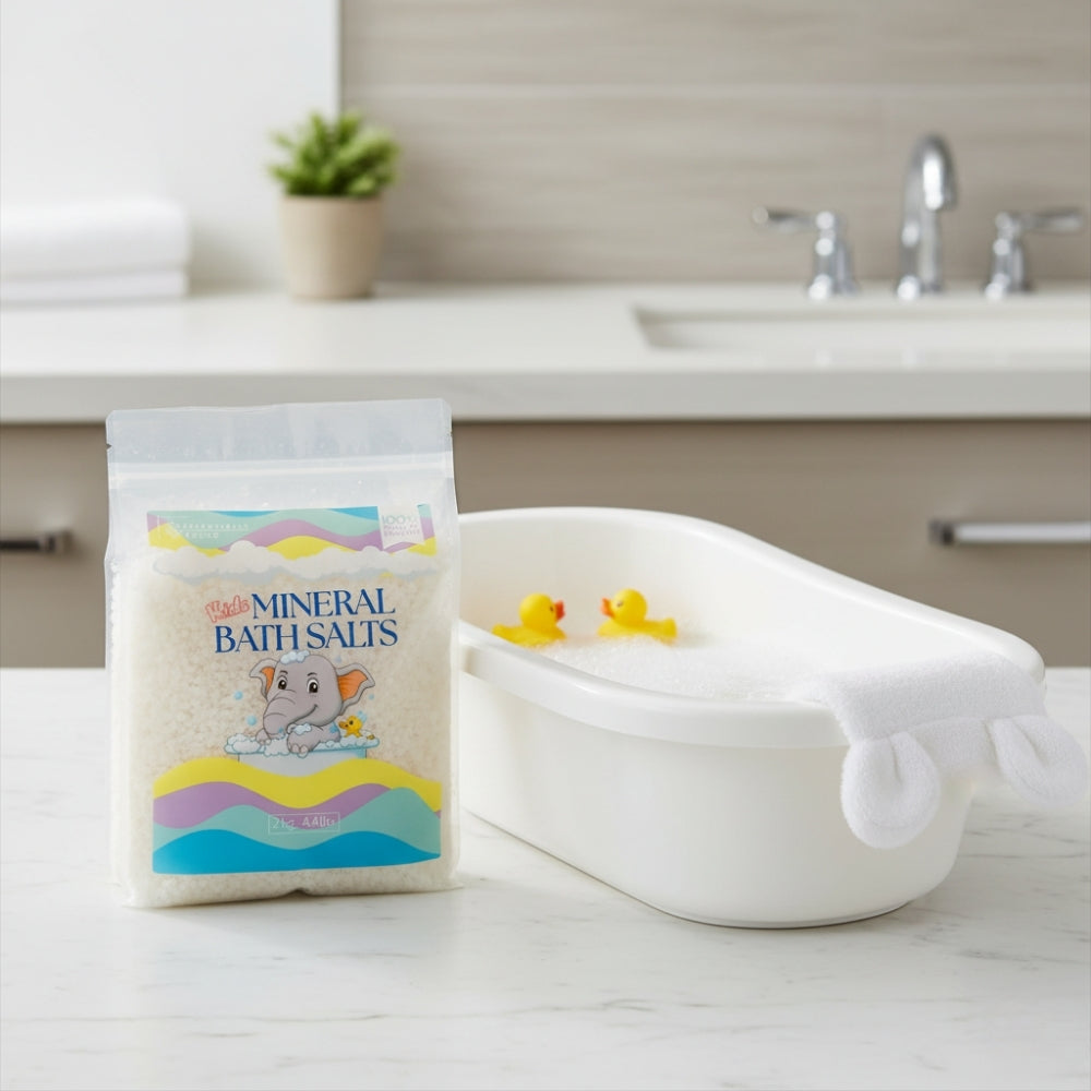 Gentle Kids Mineral Bath Salt | Soothing Dead Sea Salts for Children - 2Kg