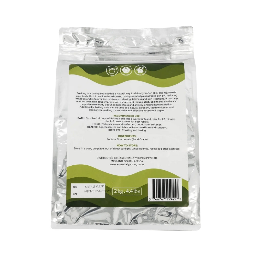 Sodium Bicarbonate - Natural Cleanser & Alkalizer | 2 Kg Turkish Import