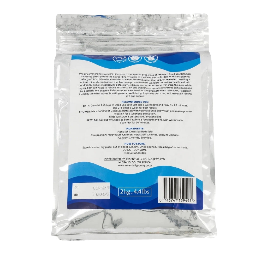 Dead Sea Salt - Detox, Rejuvenate & Skin Therapy | 2Kg