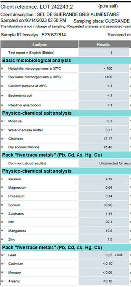 CELTIC SEA SALT 400g (bulk importers from Guerande France)