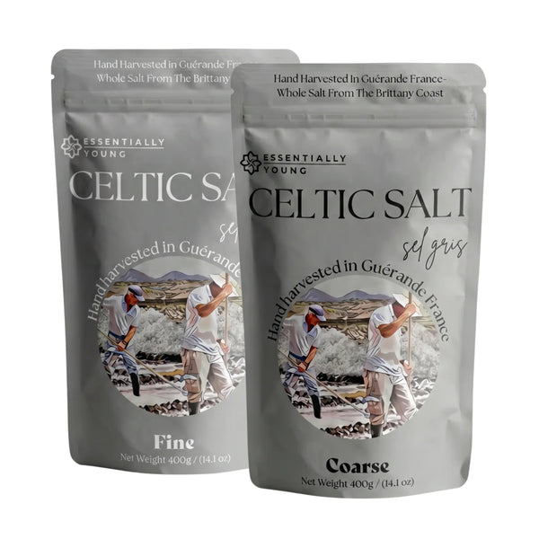 Celtic Sea Salt Bundle – Coarse & Fine 2 x 400g
