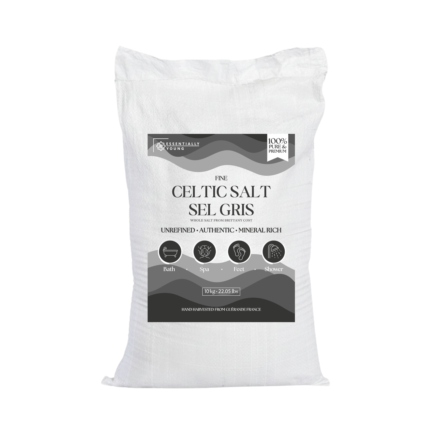 Bulk Celtic Sea Salt Fine - Natural Mineral-Rich Salt