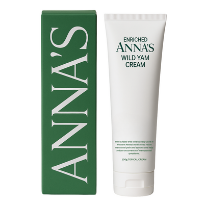 Menstrual & Menopause Relief Cream - Wild Yam, Herbal Extracts | ANNA'S-IMPORTED FROM AUSTRALIA