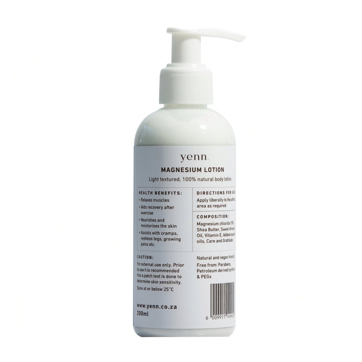 Body Lotion – Yenn Magnesium Lotion, 200ml