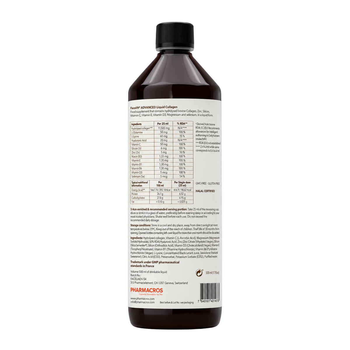 Liquid Collagen Advanced 10,000mg – 600ml | Pro-Active