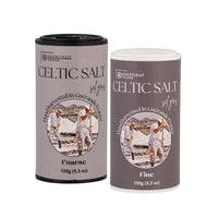 Celtic Salt Shaker Bundle - 150g Coarse & Fine Shakers