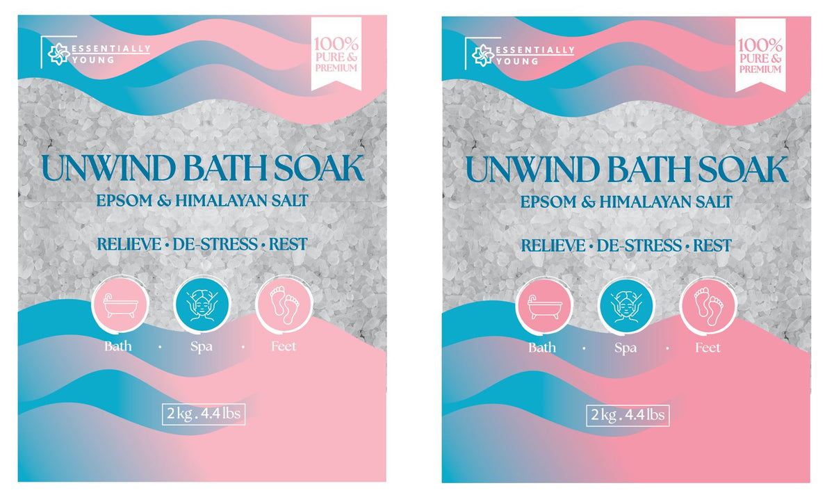 UNWIND BATH SOAK - Epsom & Himalayan Salts