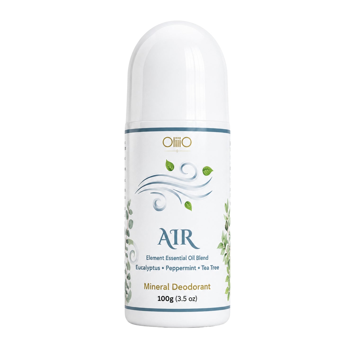 Roll On Mineral Deodorant – AIR Eucalyptus, Peppermint & Tea Tree 100g