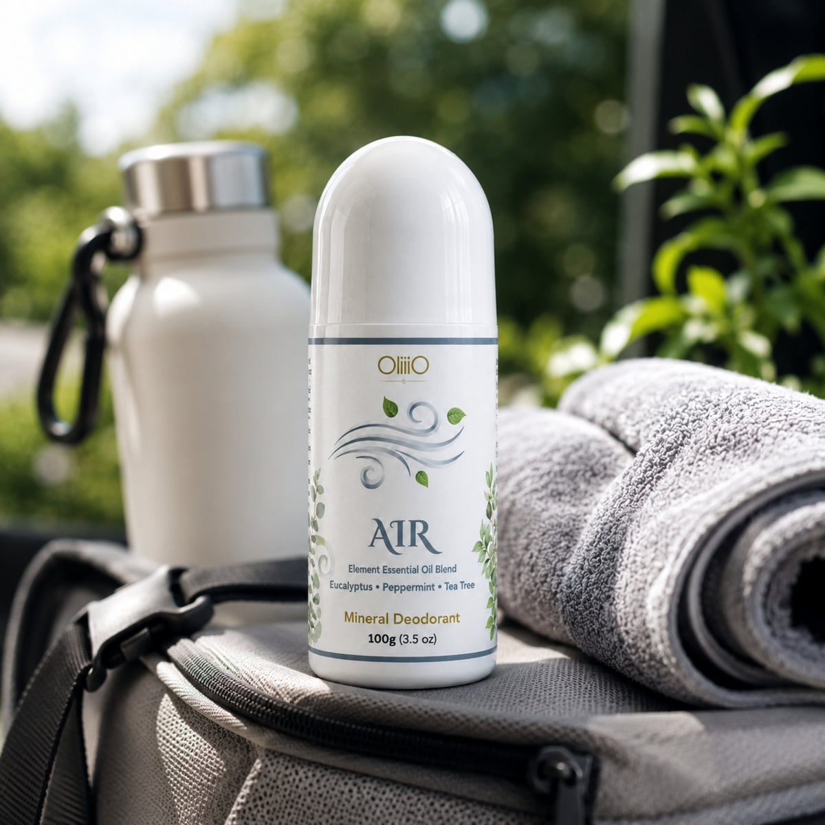 Roll On Mineral Deodorant – AIR Eucalyptus, Peppermint & Tea Tree 100g