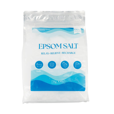 PURE EPSOM SALT  2kg (Magnesium Sulphate BP)