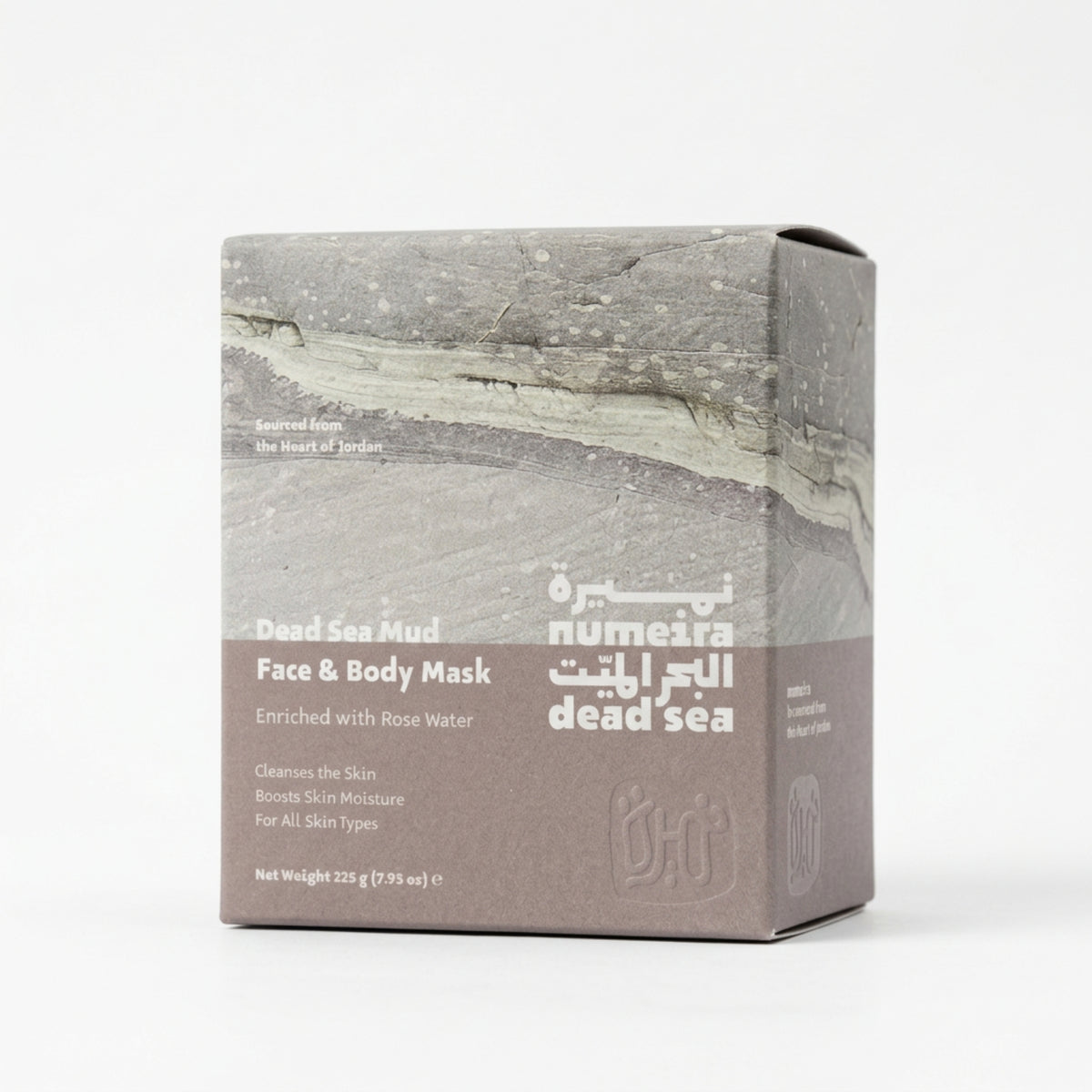 Face & Body Mask – Numeira Dead Sea Mud with Rose Water, 225g