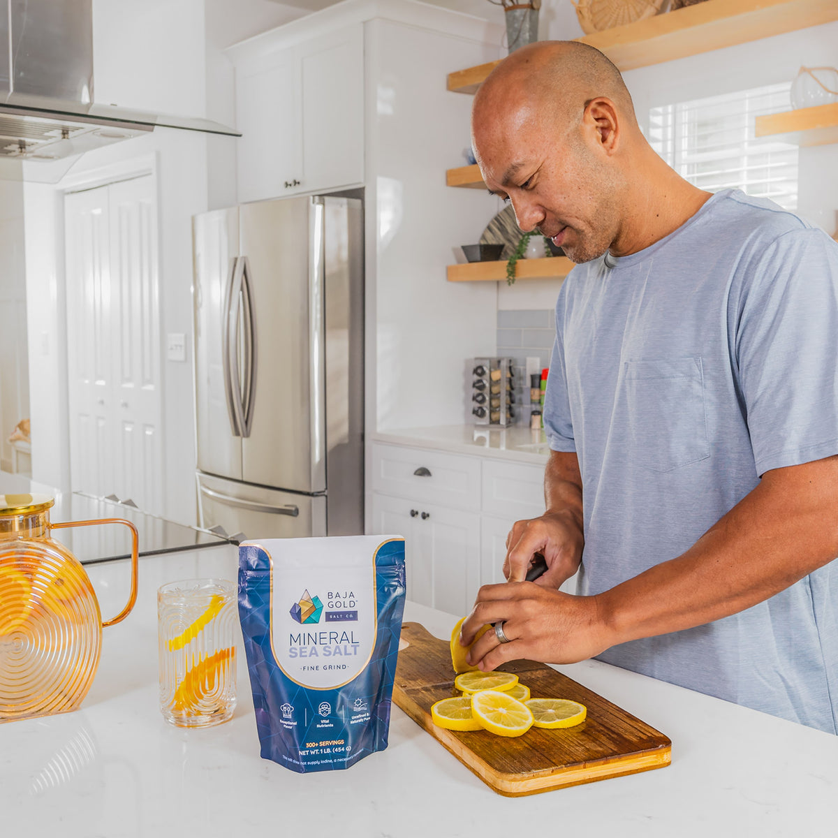 Mineral Sea Salt - Fine Grind, Unrefined, Trace Minerals | AUTHENTIC BAJA GOLD