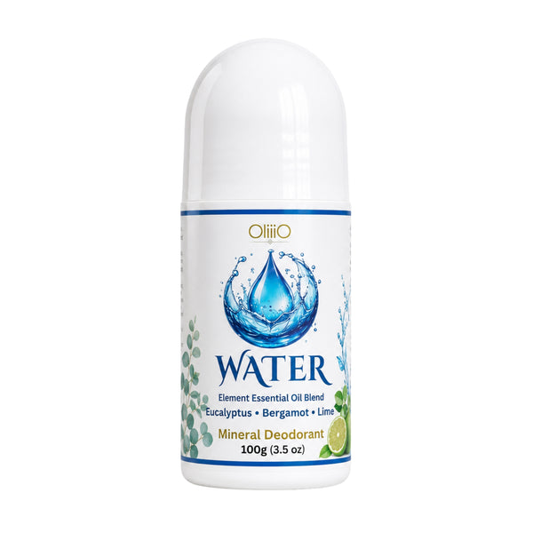 Roll On Mineral Deodorant – WATER Eucalyptus, Bergamot & Lime 100g